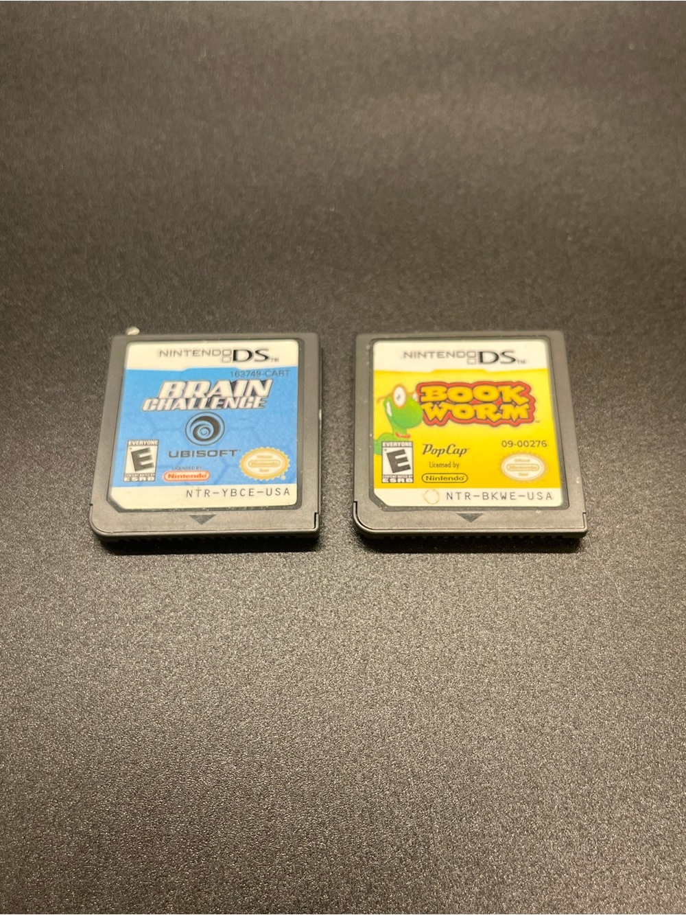 Nintendo DS Games - Brain Challenge & Bookworm